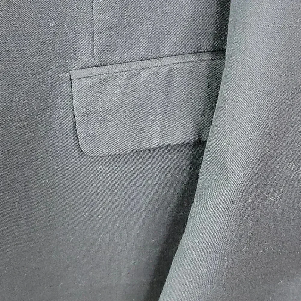 PETROCELLI‎ Wool Black Suit Coat 46XL